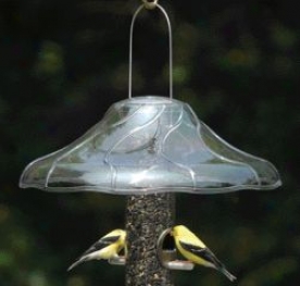 Fncy Swirl Bird Feeder Dome - Pure