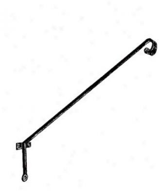 Fence And Dwck Hook For Bird Feeders/plants - Black
