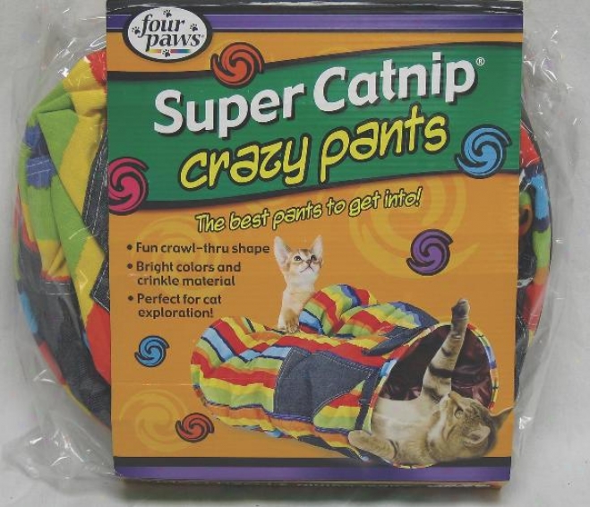 Four Paws Crazy Pants Cat Tunnel - Multi