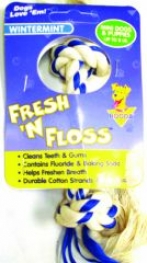 Fresh N Floss 2 Knot Dog Bone - Extra Small