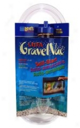 Gravel Vacuum Cleaner With Nozzles For Aquariums - Clear - 10