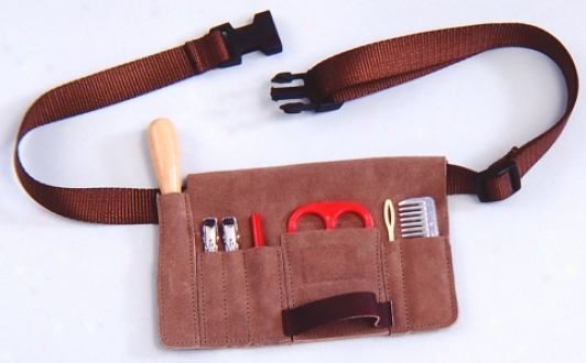 Groomers Choice Braiding Kit With Belt - Brown - 7pc Kit