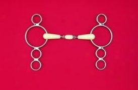Happy Mouth Pessoa 3-ring Double Jointed Mouth Gag -S tainless Hardness - 4