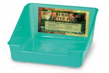 Hi-back Litter Pan For Small Animals - Assorted - 14l X 13.5w X 7h