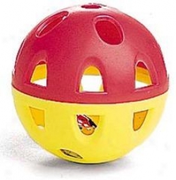 Jumbo Neon Lattice Ball With Bell - Muticolor - 2.5