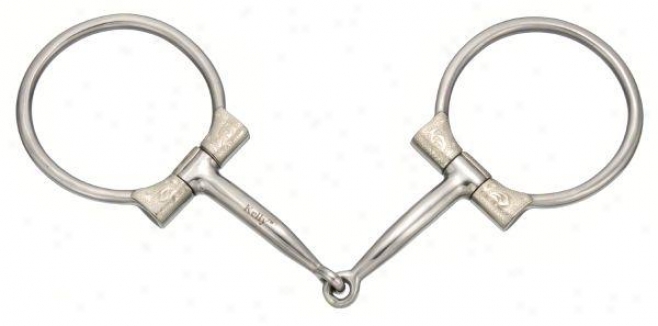 Kelly Silver Star Off-set Dee Semblance Snaffle - Stainless Steel - 5 Mouth