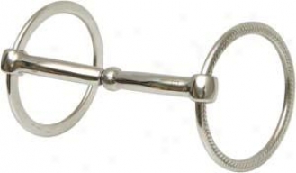 Ky Rotary Ss Futurity Bit With Rotary Mouth - Stainless Steel - 5
