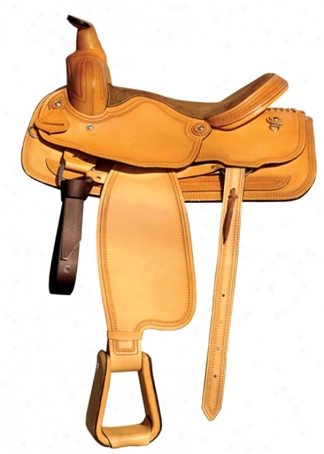 Lami-cell Leather Ranching Saddle