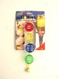 Lattice Chain Toy For Birds - Multicolor