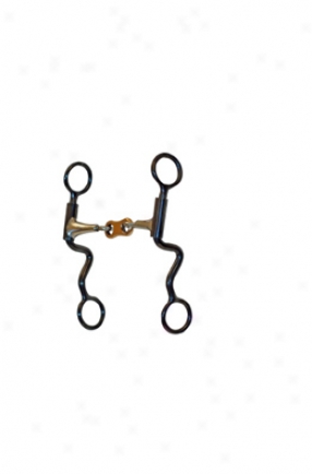 Metalab Black Satin Coin  French Link Snaffle Oracle - Dismal Satin - 5