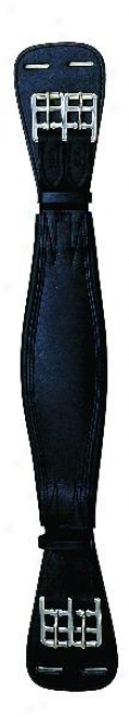 Perri's Black Leather Dressage Girth