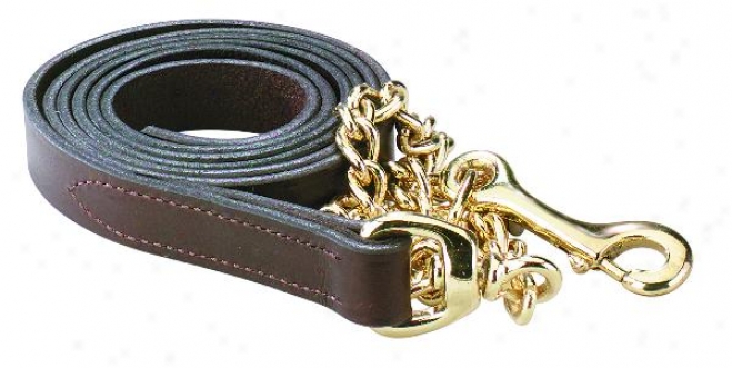 Perri's Leather Lead With  30 Chain