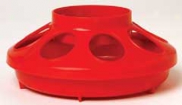 Plastic Feeder Base - Red - 1 Two pints