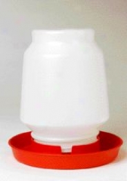 Plastic Screw On Jar - White - 1 Gallon