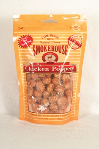 Poppers Dog Treats - Chicken - 4 Ounce