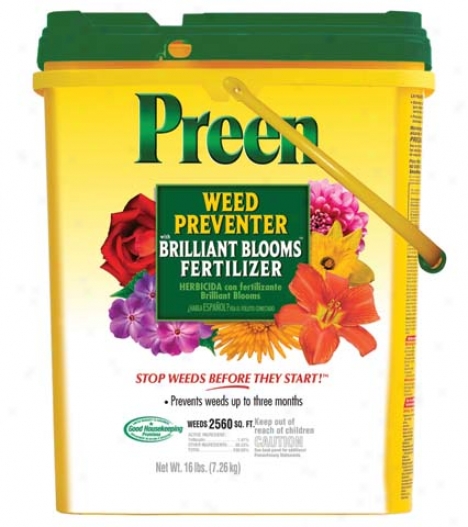 Preen Brilliant Blooms Fertilizer - 16 Pound