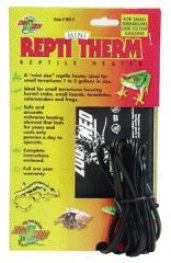 Reptitherm Mini Reptile Heater For Reptiles - Black - 4x5