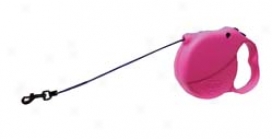 Retractable Cord Leash - Pink - Mini