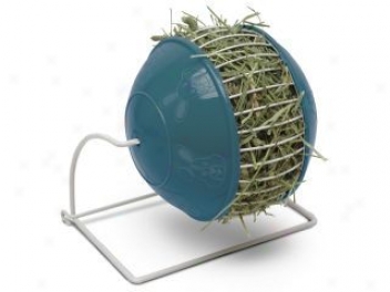 Rollin The Hay Dispenser/feeder For Small Animals - Teal