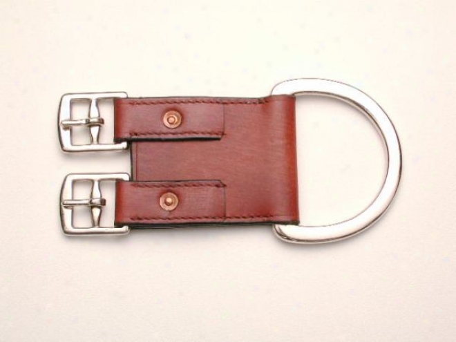 Roual King L3ather 2-buckle Western Girth Converter