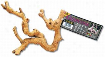 Sand-blasted Grapevine Ornament For Reptiles/birds/rodents