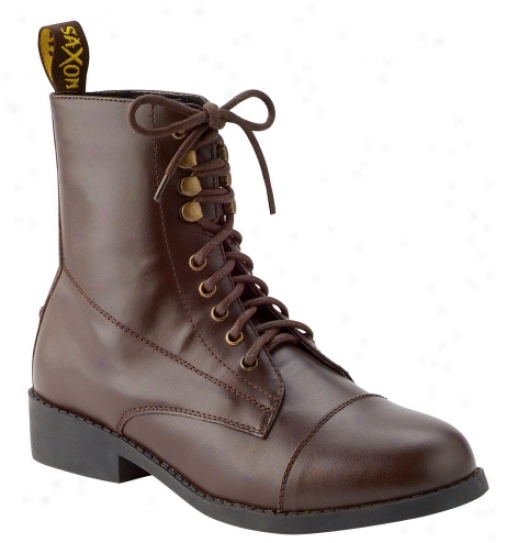 Sqxon Equileather Lace Up Paddock Boot