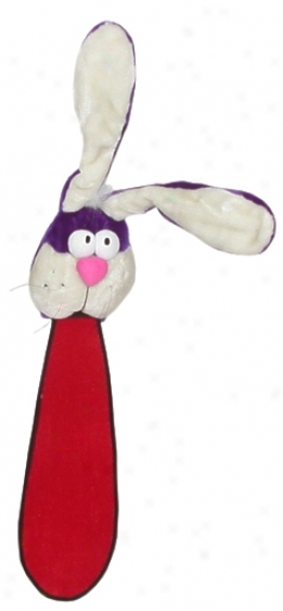 Scratch -n'- Buddies Cat Toy/scratcher - Robbie Rabbig - Purple/white
