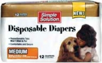 Simple Solution Disposable Diapers - Medium