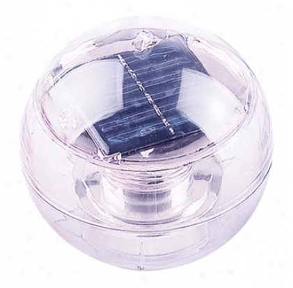 Solar Floattng Light - Clear - 4.3 Inch