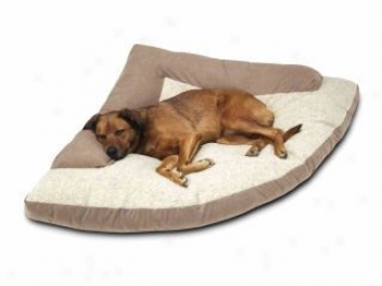 Space Saver Corner Dog Bed With  Bolster - Assorted