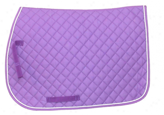 Square Quilted English Saddle Pad
