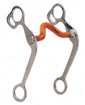Sta-brite Cp Med Port Copper Mouth Bit - Stainless Steel - 5.25