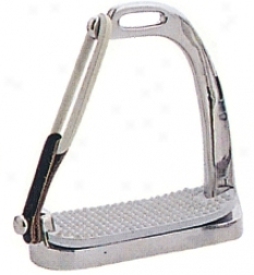 Sta-brite Ss Peacock Safety Stirrup With Pad