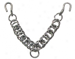 Sta-brite Stainless Steel Onerous Curb Chain With Hooks - Stainless Steel - 12