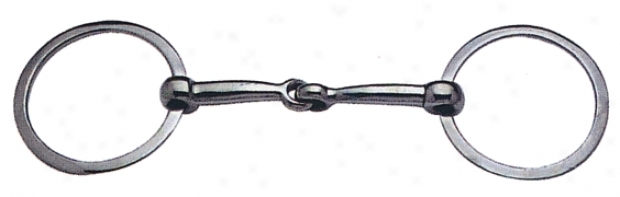 Sta-brite Stainless Steel Loose Clique Draft Snaffle