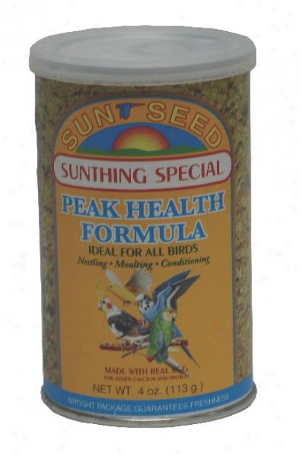Sunseed Peak Health Formulla Bird Food - 4 Oz