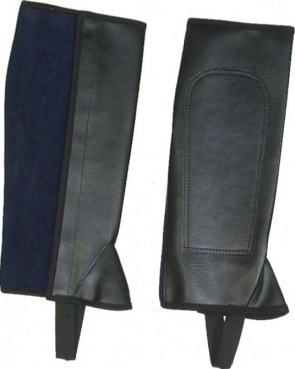 Synthetic Half Chaps With Velcro Closure