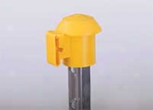 T Post Topper Insulator - Yellow - 10 Pack