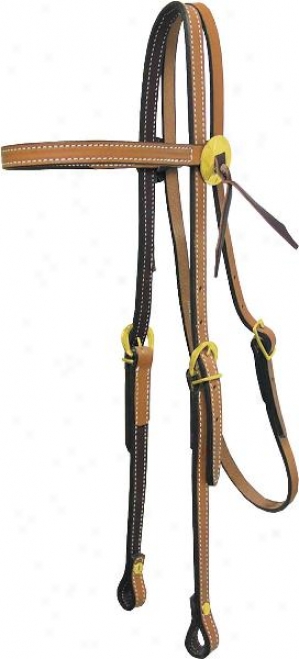 Tex Tan Harness Leather Browband Headstall - Harness - Horse