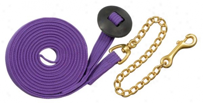 Tough-1 German Cord Cotton Lunge Line With  Heavy Chain 6pk - Assorted - 0