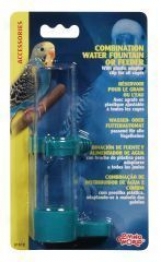 Pipe Fewder And Waterer For Birds - Blue