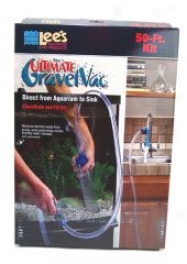 Ultimate Gravel Vacuum Cleaner With Hose For Aquarium Use - Clear - Cubic Feet