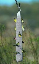 Unique Bird Feeders - White - 20 Long. Holds Up To 3 Lbs.