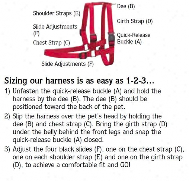 Weaver Prism Easy Go Adjustable Nylon Dog Harness