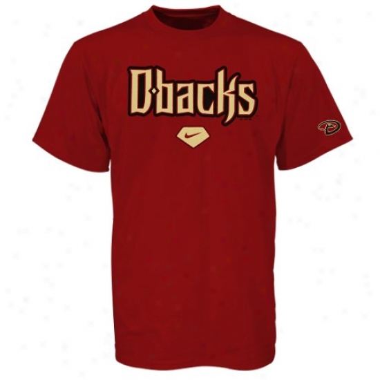 Arizona Diamondbacks Attire: Nike Arizona Diamondbacks Red Young men Practice T-shirt