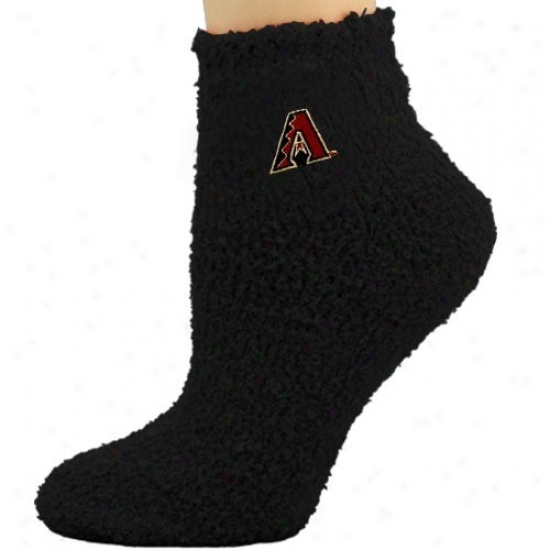 Arizona Diamondbacks Ladies Black Sleepsoft Ankle Socks