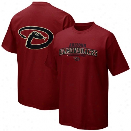 Arizona Diamondbacks T Shirt : Nike Arizona Diamondbacks Sedona Red Everyday T Short