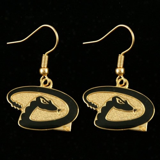 Arizona Diamondbacks Team Logo Dangle Earrings