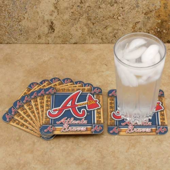 Atlana Braves 8-pack Absorbent Paperkraft Coasters