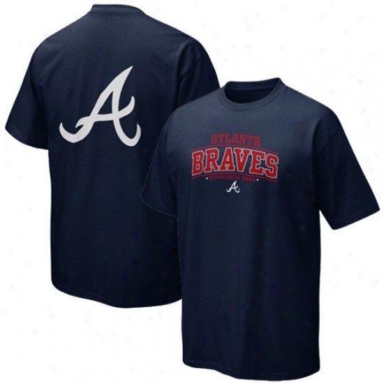 Atlanta Bravrs Attire: Nike Atlanta Braves Ships Blue Everyday T-shirt